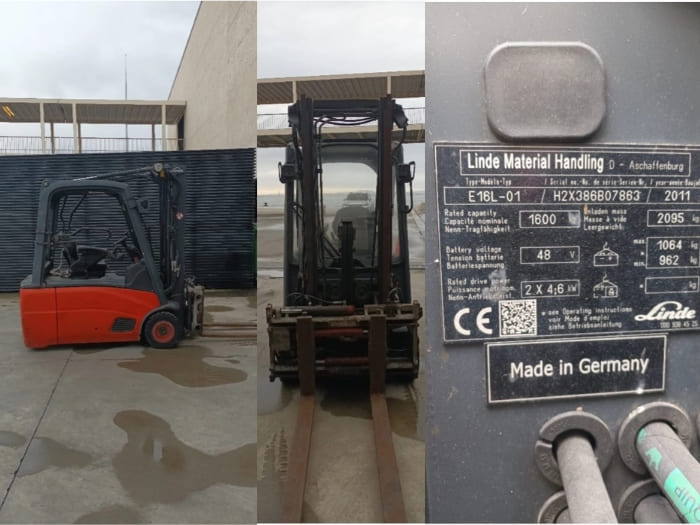 Aluguer de Empilhador Linde E16