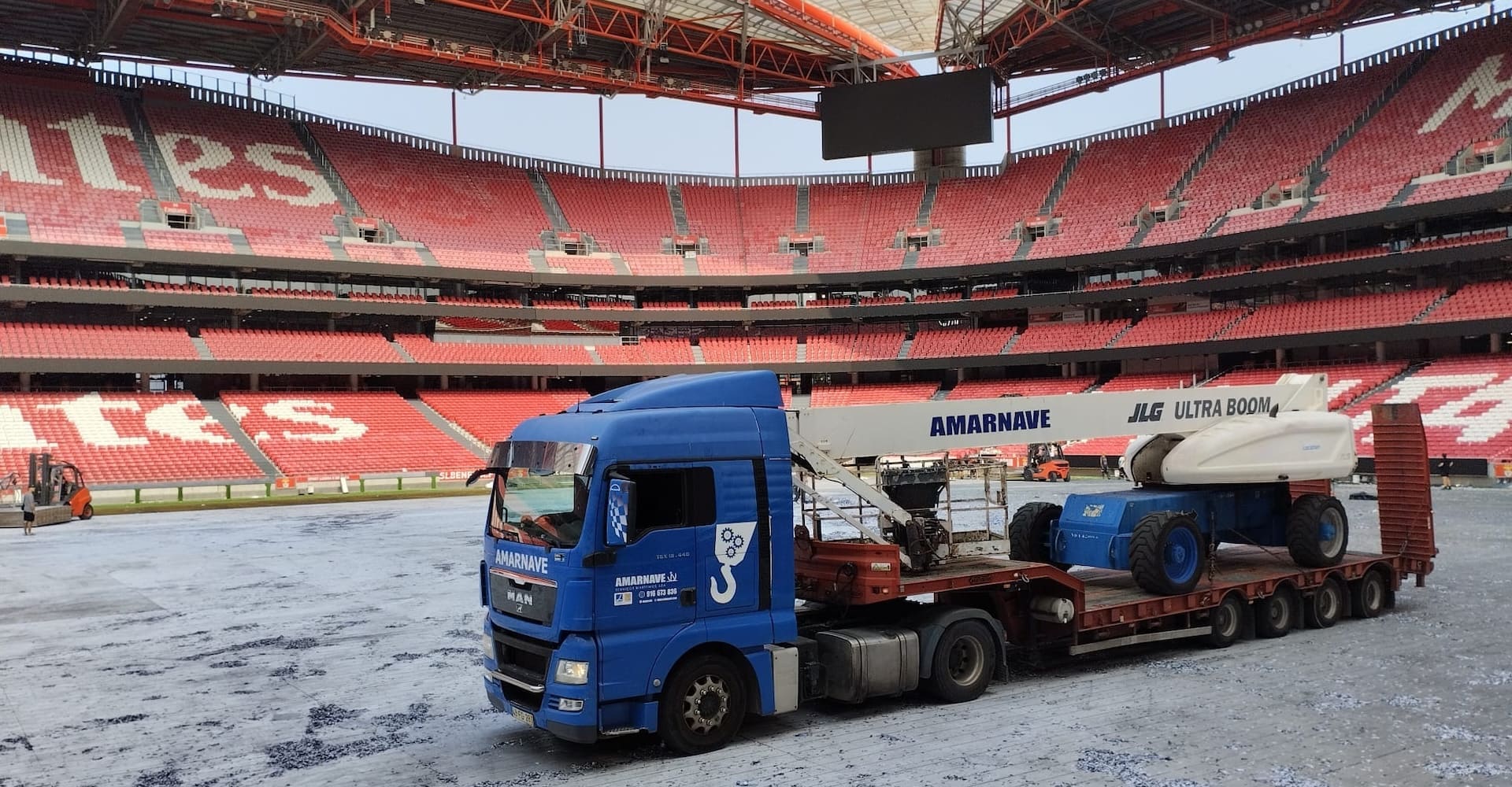 Amarnave no apoio técnico ao concerto dos Rammstein em Lisboa